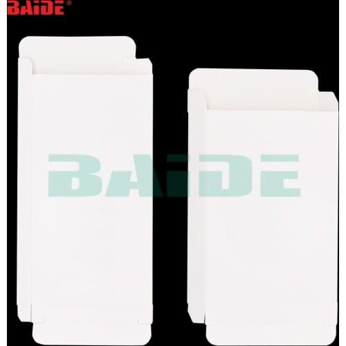 White Paper Box Battery Case for iPhone 4 5 6 6S 7 8 iPhone 6 Plus 7Plus 8Plus Samsung Battery Box Packaging 500pcs/lot