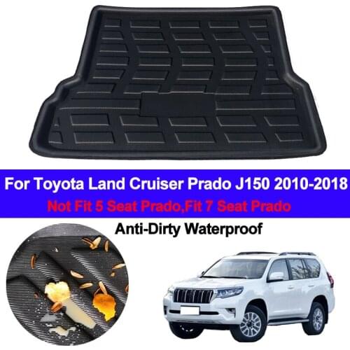 Rear Boot Cargo Liner Tray Trunk Floor Carpet Mats Mat Carpets Pad For Toyota Land Cruiser Prado J150 2010- 2015 2016 2017 2018