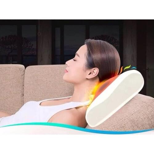 Cervical Spine Massager Kneading Electric Heating Massage Pillow To Relieve Fatigue Shoulder Neck and Waist Home Massager