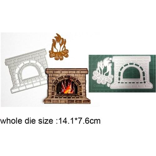 Craft dies metal cutting dies cut die fireplace fire decoration Scrapbook dies paper craft knife mould blade punch stencils dies
