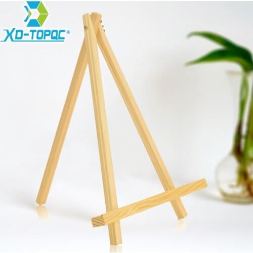 Pine Wood Easel For Cork Board 30x20cm Delicat Desktop Photo Advertisement Exhibition Painting Fold Artist Wooden Easels WE04