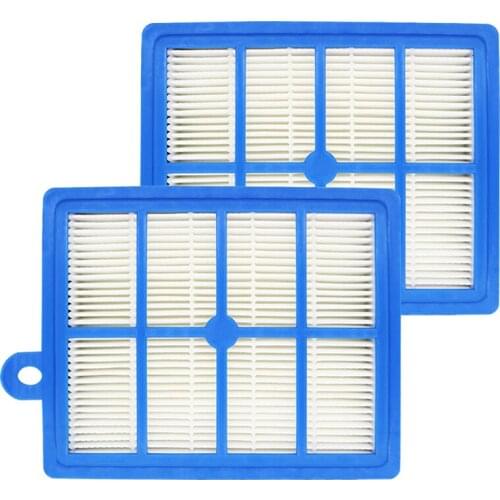 2PCS/lot H12 H13 Washable and Reusable Hepa Filter, Fits Philips Electrolux EFH12W AEF12W FC8031 EL012W vacuum clener parts