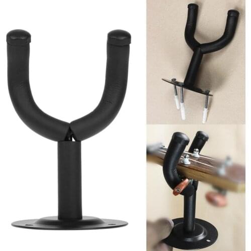 Wall Mount Guitar Hanger Hook Non-slip Holder Stand for Acoustic Guitar Ukulele Violin Bass-Banjo Guitar Instrument Accessories