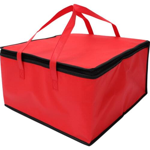 Non-woven Seafood Fresh-keeping Bag Portable Picnic Bag Cake Packing Bag Pizza Cooler Insulated Bag for Outdoor Camping Picnic