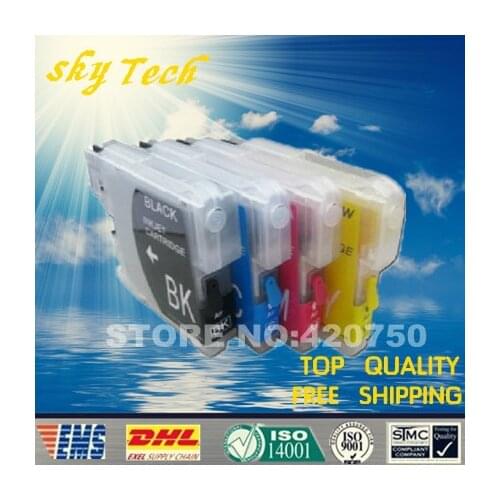 Full Ink Refillable cartridge suit for Brother LC39 LC60 LC975 LC985 ,suit for DCP-J125 J315W J515W MFC-J265W J410 J415W J220