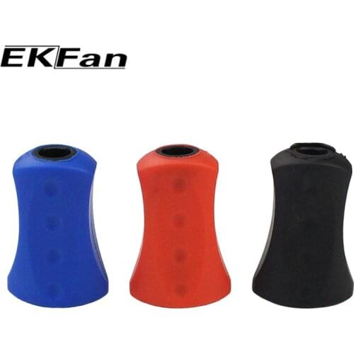 EKFan 2pc Fishing Handle Silica gel knob for shi & dai Baitcasting Fishing Reels Component parts With gasket