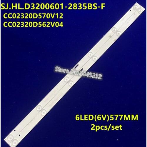 LED Backlight strip for LE-8822A SJ.HL.D3200601-2835BS-F CC02320D570V12 CC02320D562V04 M32D-1 HV32MXC200X-B 320E9 LED32HD310