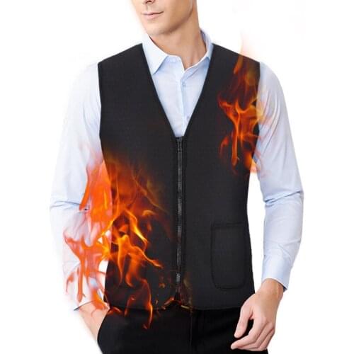 Outdoor Men Fishing Clothes Thermal Tactical Waistcoat Vest Women Winter Usb Heated Vest Charging Electric Heating Jacket Vest