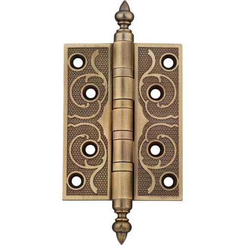 UNILOCKS 1 Pair Europe Stainless steel Door Ball Bearing Hinge AC/AB/YB Finished (4inch *3 inch *3.5mm)