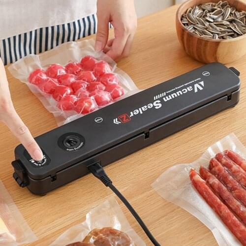 Vacuum Sealer Machine for Food Preservation Dry & Moist Food Saver with 10 Vacuum Bags Fresh-Keeping Food Sealing