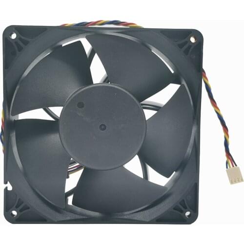 Powerful new 6Pin 4Pin fan 140mm 14038 140X140X38MMM DC 12V 4800RPM For E9+ E10 bitcoin miner cooling fan replace PFM1412DE