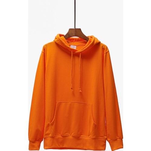 Zuolunouba Spring Autumn Solid Color Thin Models Commuter Hooded Female Loose Long-sleeved Pullover Hoodie Women
