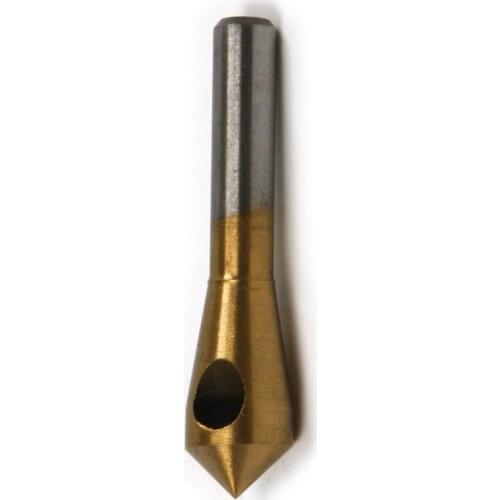 1Pcs Hot HSS Round handle Titanium 90 degree Chamfer Countersink Head diameter 21mm For PVC Panel Aluminum Sheet Working Tool