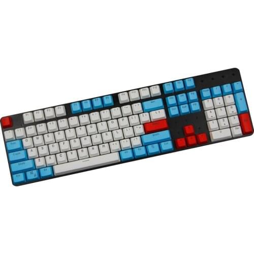 104 Keys Doubleshot Backlit PBT Keycaps Set OEM Profile for MX ANSI Mechanical Gaming Keyboard GK/Annie/poker 104/87/61