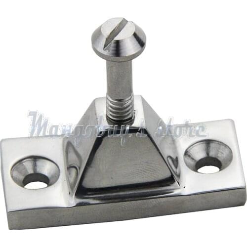 2 PCS Side Mount Deck Hinge Bimini Top Stainless Steel Screws Boat Accessories Marine Kayak Accessories Inflatable Boat Paddle