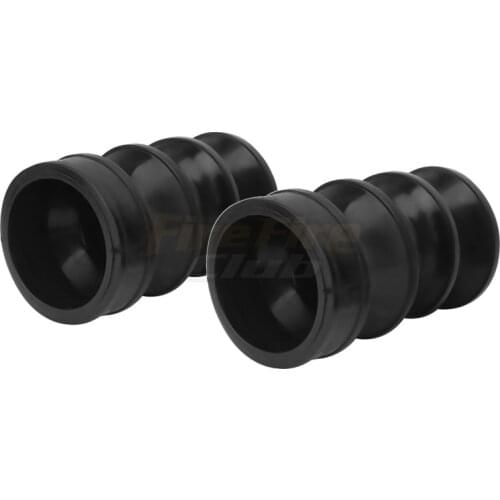 2Pcs Rubber Motorcycle Fork Dust Cover Gaiters Gators Boots for Harley for Sportster for Dyna FX XL 883 Accessories