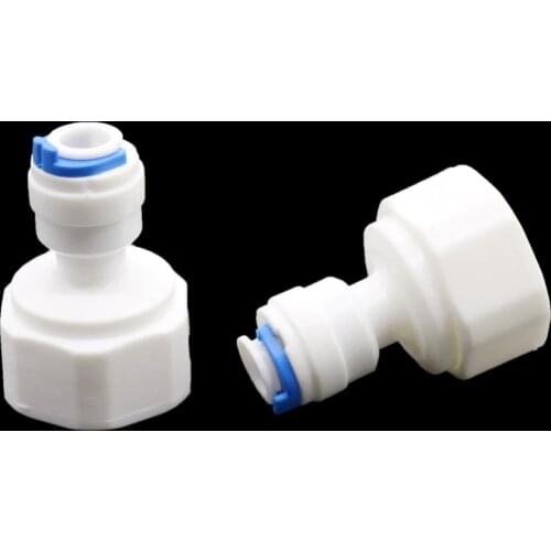 5 Pcs 1/2 Inch Female Thread To 6mm Slip Lock Quick Connector 1/4 Inch Joint Valve Butt Pneumatic Pipe Connector Garden Supplies