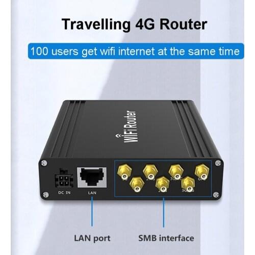 Car/Bus Wifi Router 5G Dual Band Gigabit 1200Mbps High Speed Internet 4G LTE SIM Card Router for Streaming Long Range Coverage