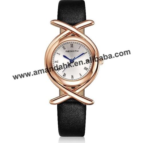 50pcs/lot Hot Sale REBIRTH Men Watches Top Brand Luxury Stainless Steel Clock Male Casual Quartz Watch Men Sport Wristwatch