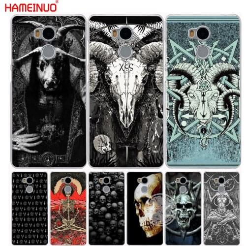 HAMEINUO satanic scary skull Cover phone Case for Xiaomi redmi 4 4A 1 1s 2 3 3s pro redmi note 4 4X 5A