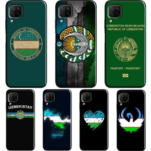 Uzbekistan Flag Case For Huawei P Smart 2019 Nova 5T P30 P40 P20 Pro Mate 10 20 Lite Honor 10i 8A 8X 9X