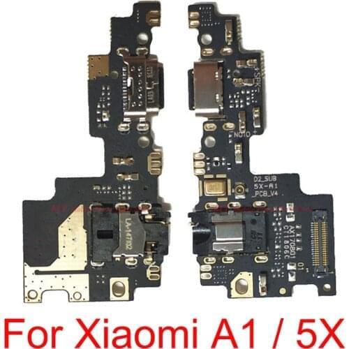 For Xiaomi 5X A1 USB Charger Charging Port Board Dock Flex Cable For Xiaomi Mi A1 5X MIA1 MI5X Spare Repair Parts