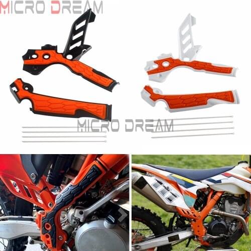 Enduro Dirt Bike Grips Frame Guards Frameguards Plastic Protector Cover For SX SXF EXC XC XC-W XC-F XCFW 125 250 300 350 450 500