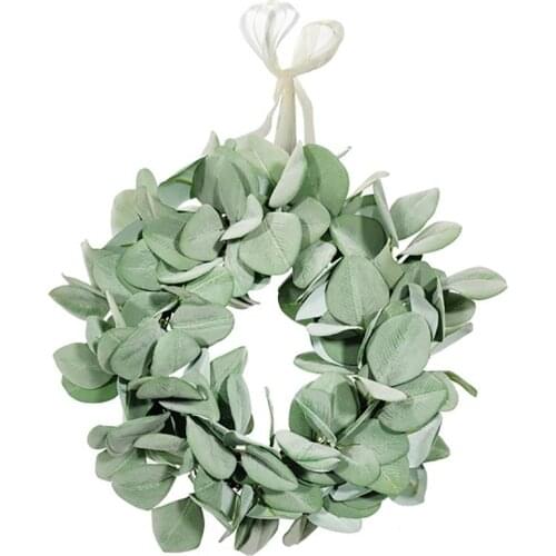 Artificial Christmas Rattan Berry Flower DIY Garland Wreath Green Tree Ornament Home Hanging Ornament for Party Xmas Decor