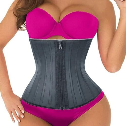 Waist Trainer Shapewear Latex Corsets Belly Slim Belt Body Shaper Waist Cincher Modeling Strap 25 Steel Boned Slimming Underwear