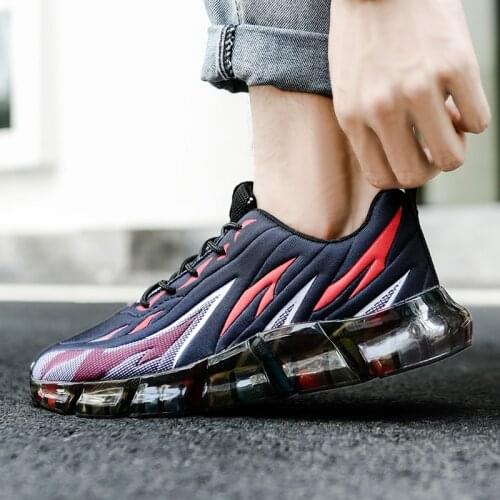 Summer Sneakers Men Casual Non-Slip Breathable Mesh Running Shoes Outdoor Male Jogging Footwear Trend Zapatillas 2021 Size 39-44
