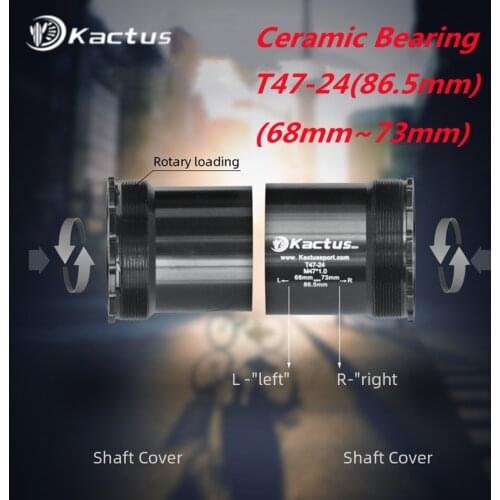 GXP Ceramic Bearing Bottom Braket T47-24 86.5MM MTB Road Bicycle Accessories for SRAM Rival22\Force22\S900\S952 BB30 Crankset