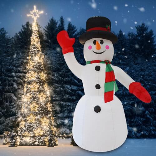 7.87ft Christmas Inflatable Snowman Blow Up Snowman Decorations with Led Light for Yard Lawn Garden Indoor Outdoor Xmas Decor