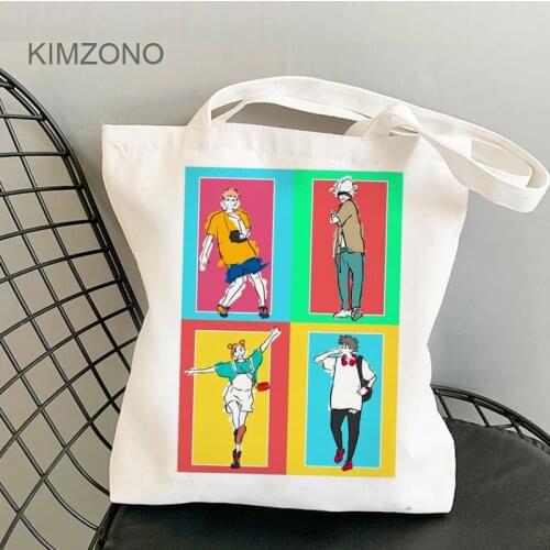 Jujutsu Kaisen shopping bag shopping tote handbag shopper bag reciclaje cloth sacola woven sac tissu