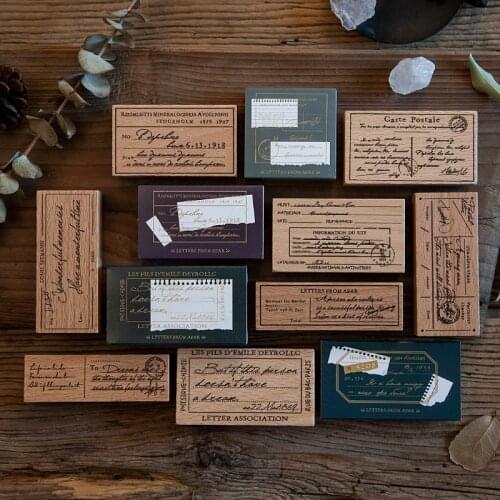 Vintage English Dictionary Background decoration stamp wooden rubber stamps for scrapbooking stationery DIY craft standard stamp