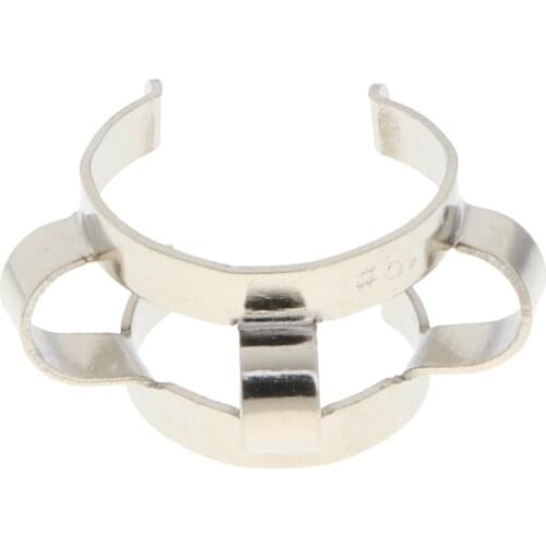 Stainless Steel Lab Clamp Clip Keck For Glass Ground Joint Multiple Size