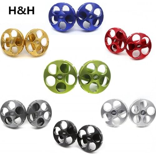 1pair H&H hinge clamp round hollow ultra-light folding wrench C buckle for brompton new hinge clip