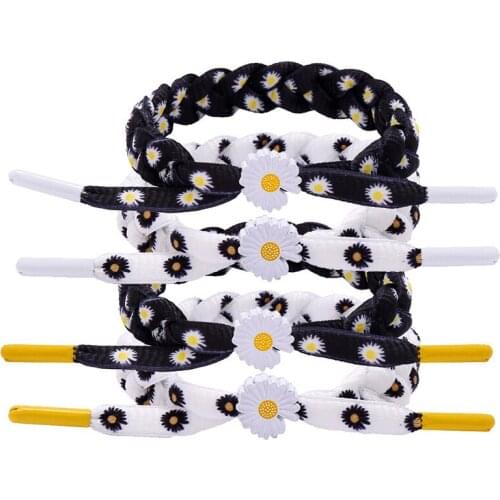 2020 charm daisies shoelace Braided bracelet men women couple adjustable Wristband jewelry accessories boyfriend gifts atacado
