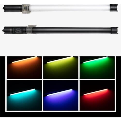 2700K-9990K RGBW Video Tube 116x4cm DMX Supported Yidoblo LT-RGB4 Built in Battery 95RA Light Video Studio Cinema Handheld Lamp
