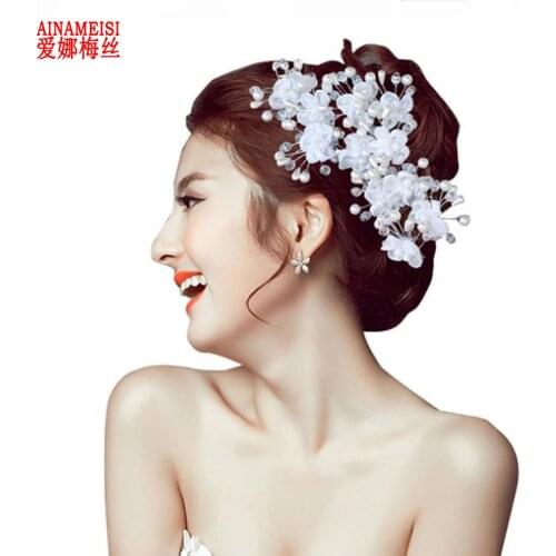 3 Pieces 1 Set Of Pearl Hair Clips Ladies Girls Bridal Tiara Party Party Wedding Hair Accessories Trendy Gifts Hair Jewelry