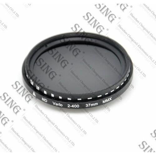 37 46 49 52 55 58 62 67 72 77mm Adjustable Neutral Density ND Filter Variable Range ND2 to ND400