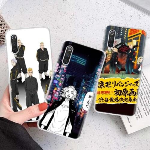 Anime Tokyo Revengers Mikey Phone Case For Xiaomi Redmi Mi Note 10 9 8 A3 A2 A1 CC9 9T 10T Lite F2 Pro 6X 5X F1 CC9E Coque Cover