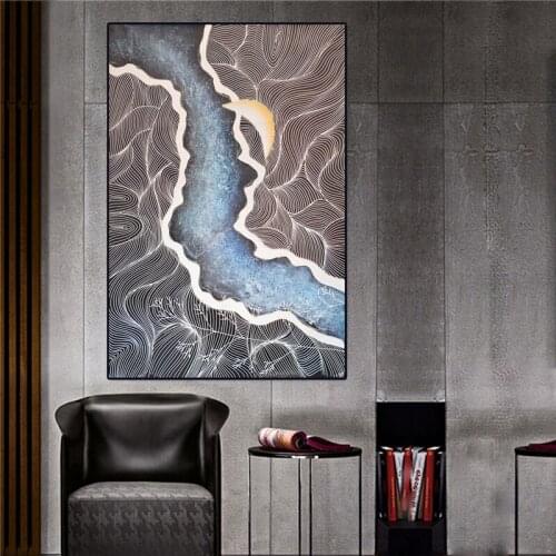 GOODECOR abstract canvas wall painting decoration pictures for home decor poster art galaxy canvas posters and prints no frame