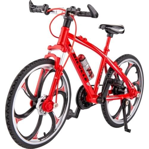 Foldable Mountain Bike Model Scale 1/10 Die Cast Bicycle Toy Made of Plastic and Metal Superior