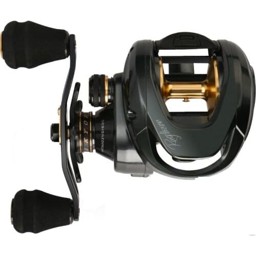 11BB Baitcast Fishing Reel Saltwater Rock Wedkarstwo Wheels 6.5:1 High Speed Raft/Boat Vessel for Black Fish 12KG Max Drag