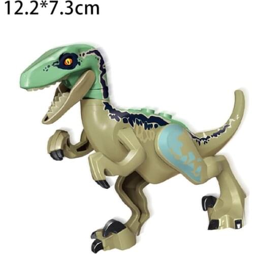 [MOC Hub] Jurassic Dinosaur Building Blocks Toys Park Compatible Major Brand Gifts Simulation Animal Rex Raptor
