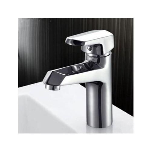 Single hole toilet sink basin faucet mixer water tap, Bathroom wash basin faucet chrome, Brass basin faucet hot and cold