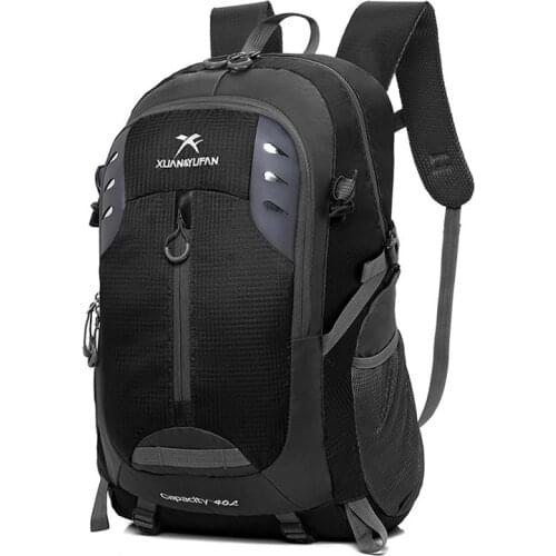 40L Outdoor Climbing Waterproof Backpack Men Hiking Sports Bags Unisex Mountain Camping Backpacks Lightweight Travel Bag For Men