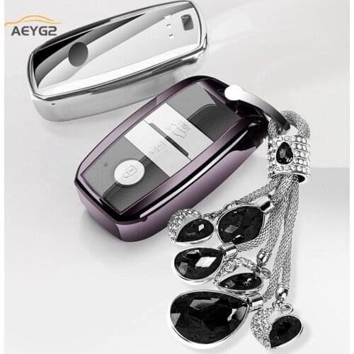 Soft TPU Car Remote Key Full Cover Case Fob For KIA Rio K3 K2 Ceed Cerato K3 Sportage 4 Picanto K5 Optima Sorento Forte Stinger
