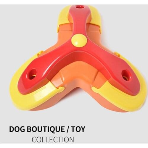 New Fashion Simple Safety Dog Triangle Treasure Box Slow Food Bowl Treasure Hunting Box Advanced Training Pet Educational Toys