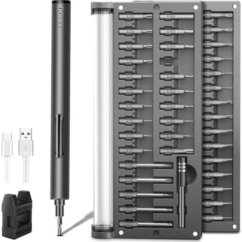 KINGSDUN 59 in 1 Electric Screwdriver USB Charging Electric Screwdriver Kit Phone Laptop Repair Tool Precision Screwdrivers Set